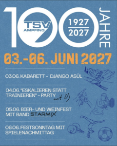 Veranstaltung 100 Jahre TSV Ampfing | Landkreis Mühldorf
