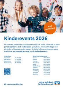 Weihnachtliche Vorlesestunden Raiffeisenbank in Ampfing