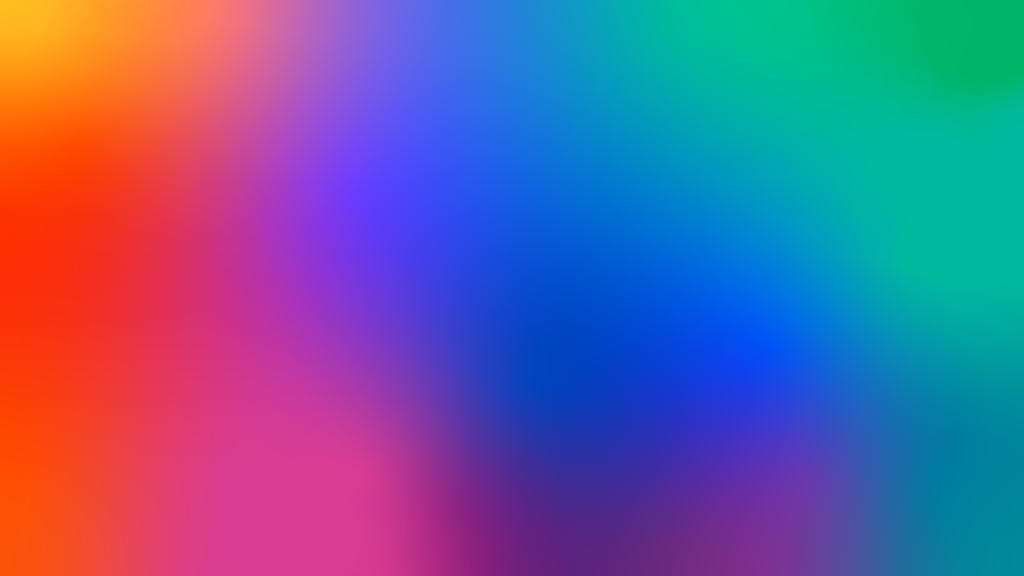 Ein sanfter Farbverlauf mit einer lebendigen Farbmischung, die von Rot und Orange auf der linken Seite zu Lila und Blau in der Mitte und Grün und Blaugrün auf der rechten Seite übergeht. Die Farben vermischen sich nahtlos und erzeugen ein optisch beeindruckendes Spektrum.